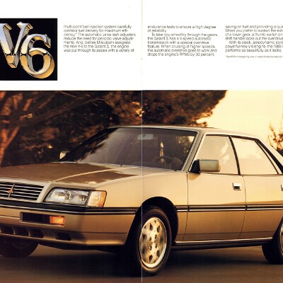 1988 Mitsubishi Galant Sigma Brochure 10-11