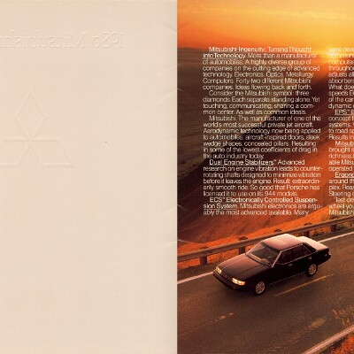 1986 Mitsubishi Galnt Brochure 02-03