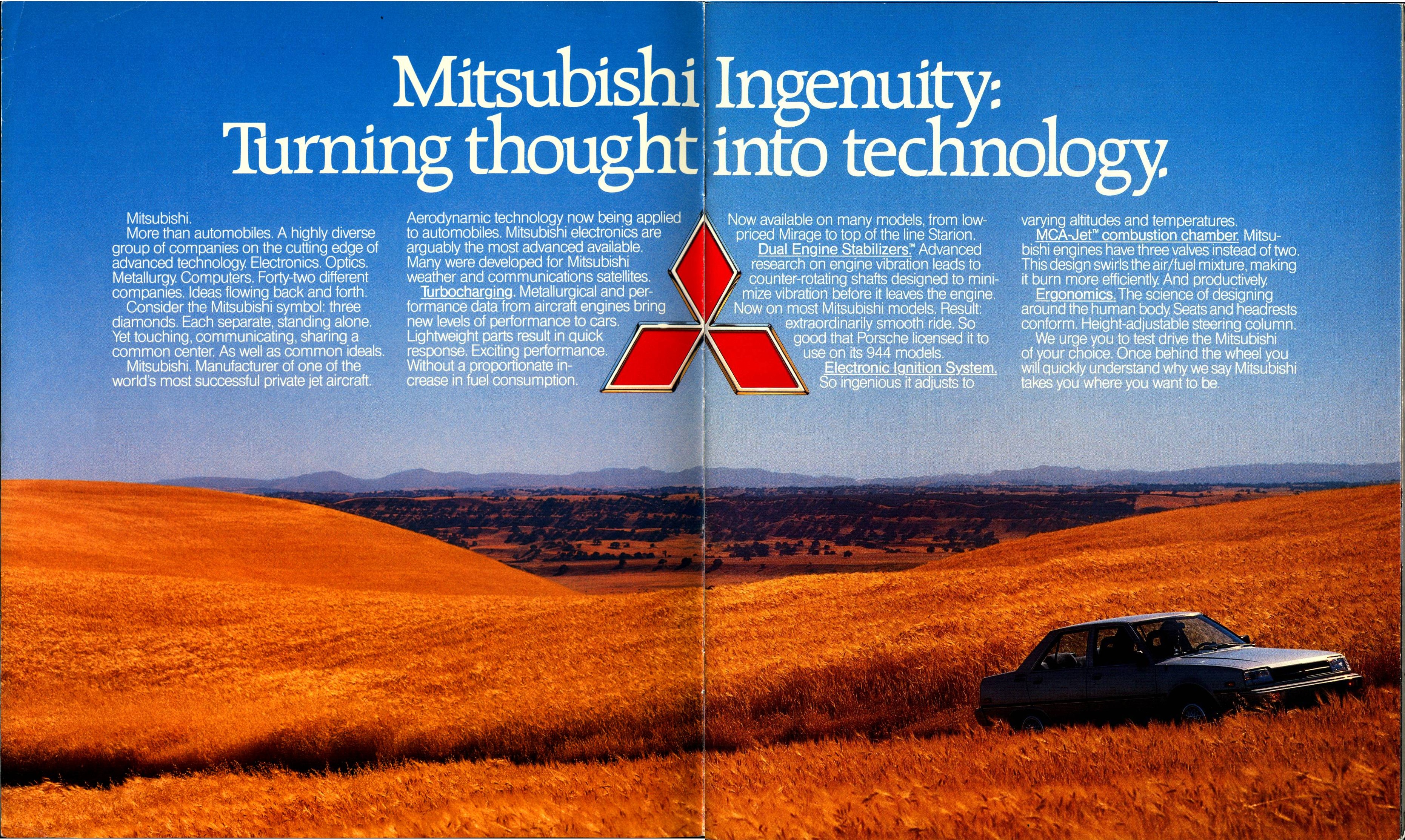 1986 Mitsubishi Tredia Brochure 02-03