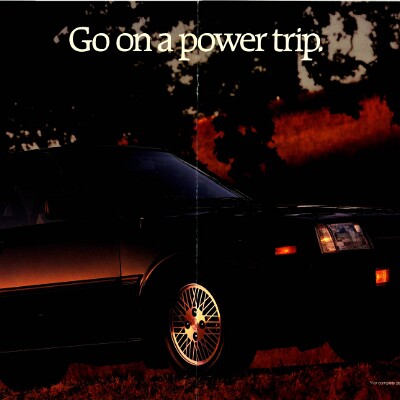 1986 Mitsubishi Tredia Brochure 06-07-08-09