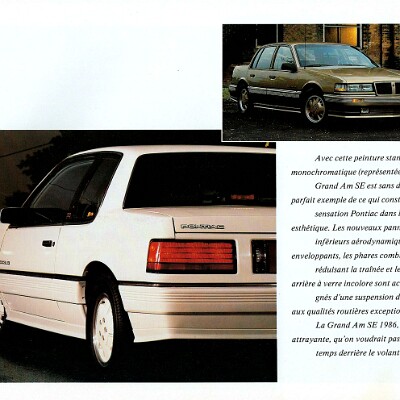 1986 Pontiac Grand Am Brochure (Cdn-Fr) 03