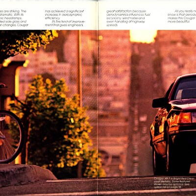1987 Mercury Cougar Brochure 04-05