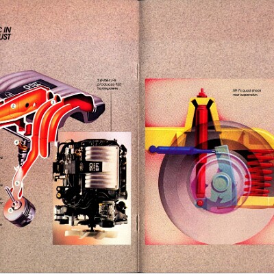 1987 Mercury Cougar Brochure 16-17