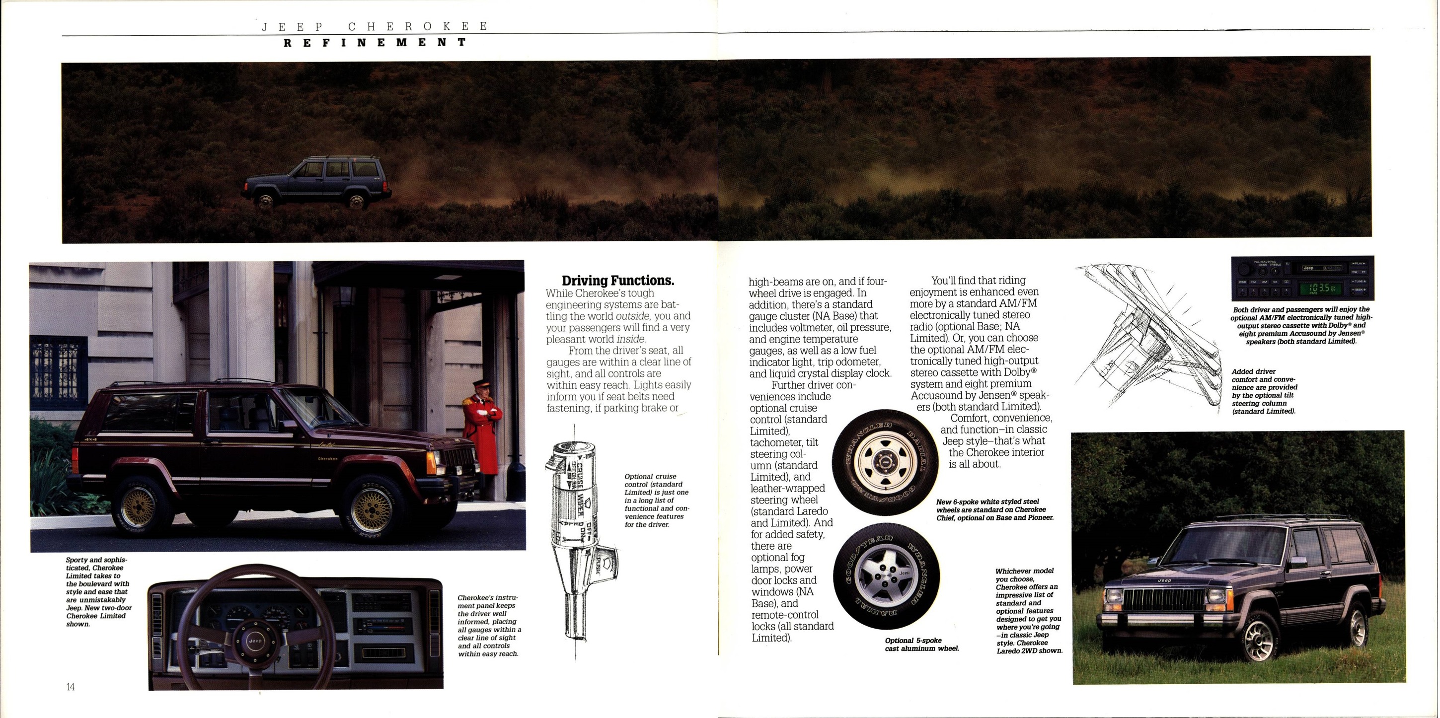 1988 Jeep Cherokee Brochure (Rev) 14-15