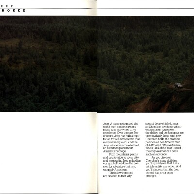 1988 Jeep Cherokee Brochure (Rev) 02-03