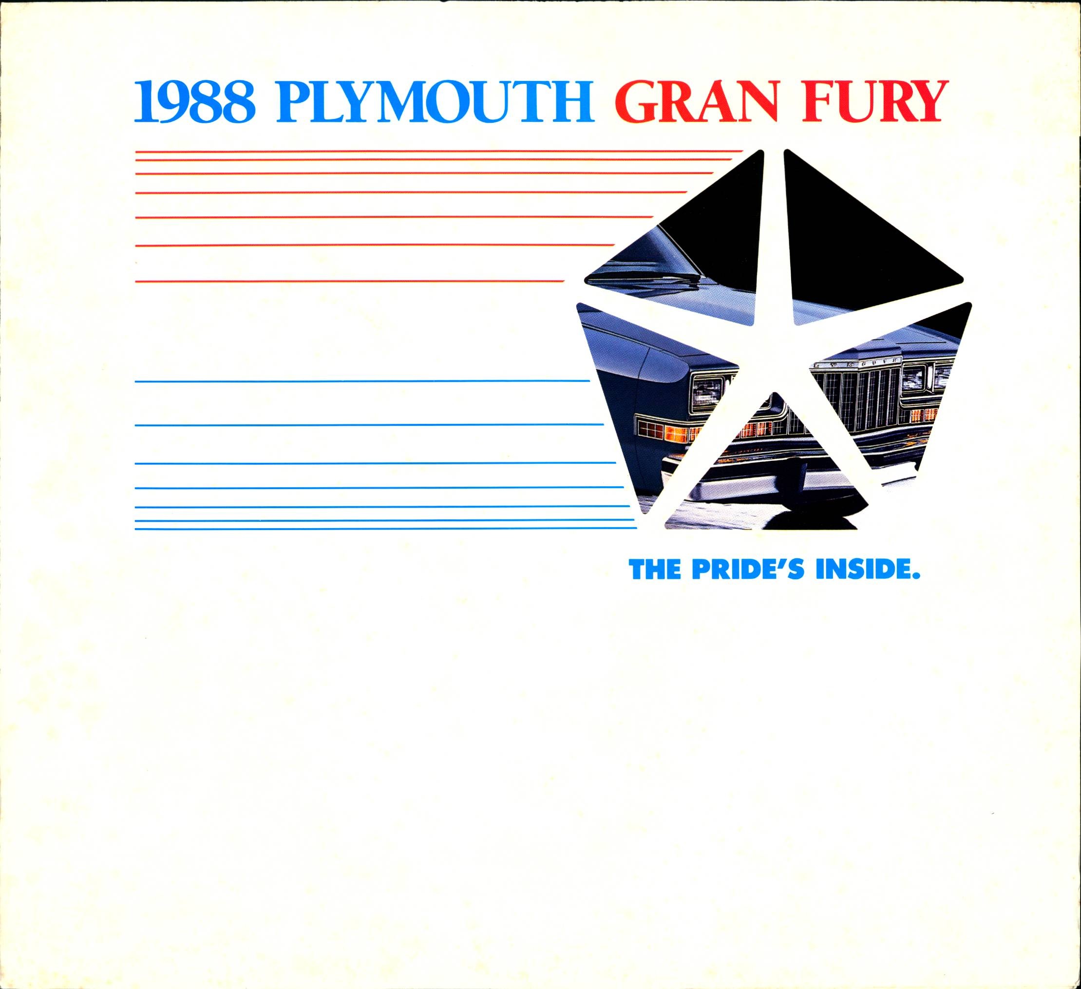 1988 Plymouth Gran Fury Brochure 01