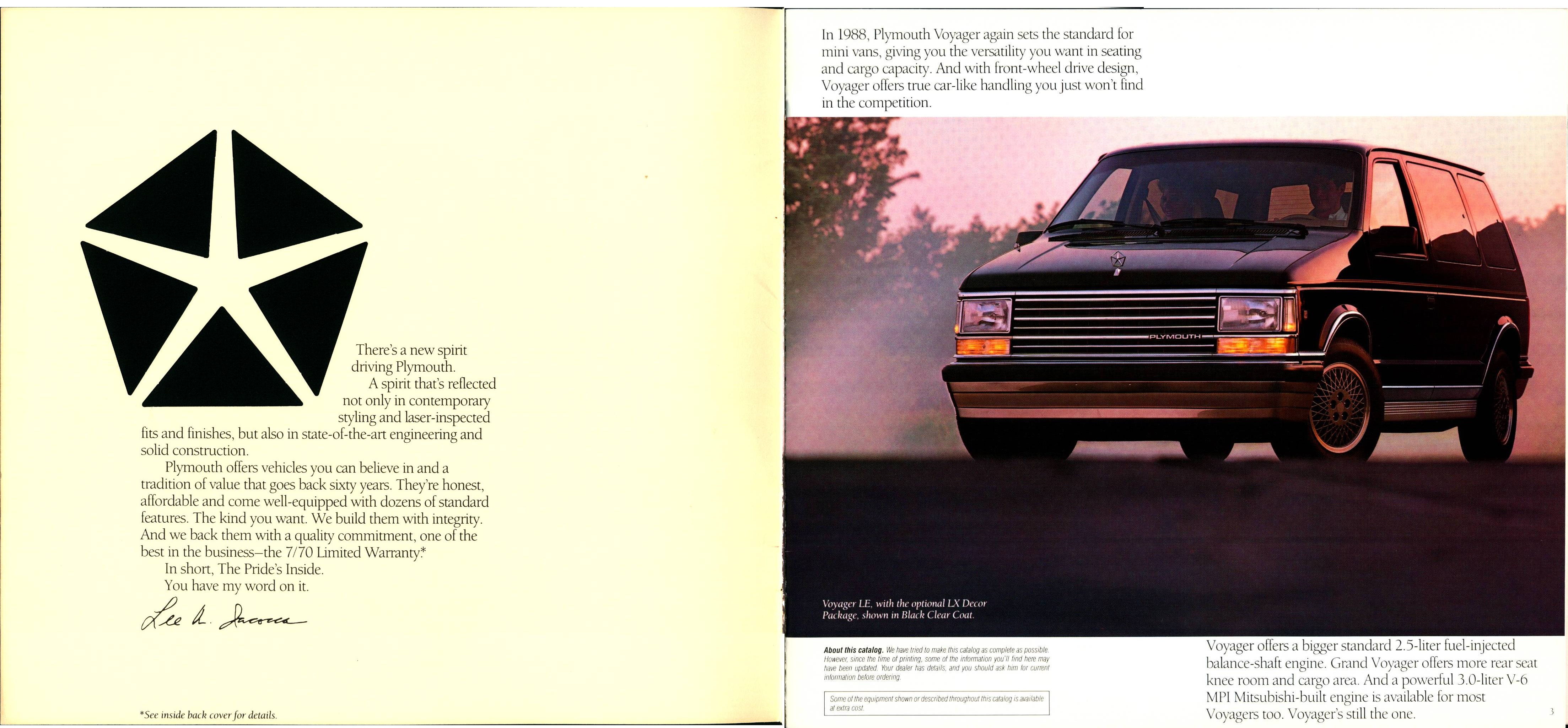 1988 Plymouth Voyager Brochure 02-03