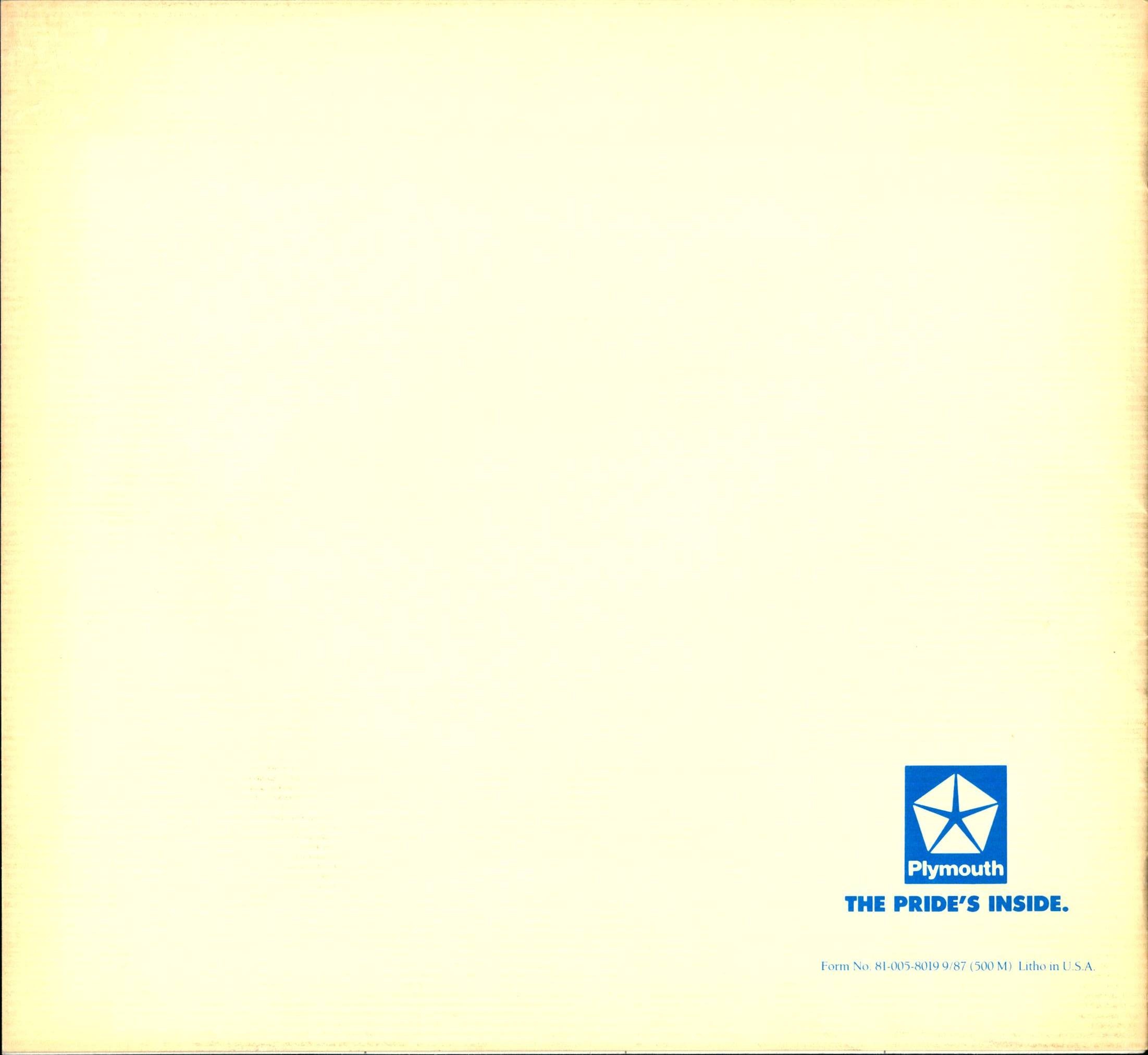 1988 Plymouth Voyager Brochure 24