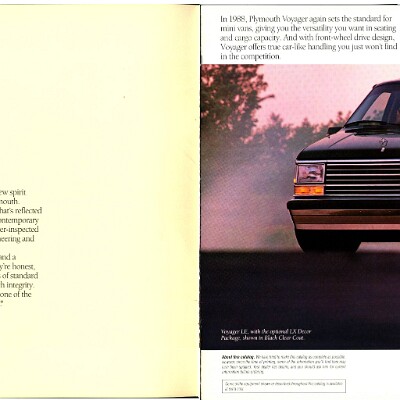 1988 Plymouth Voyager Brochure 02-03