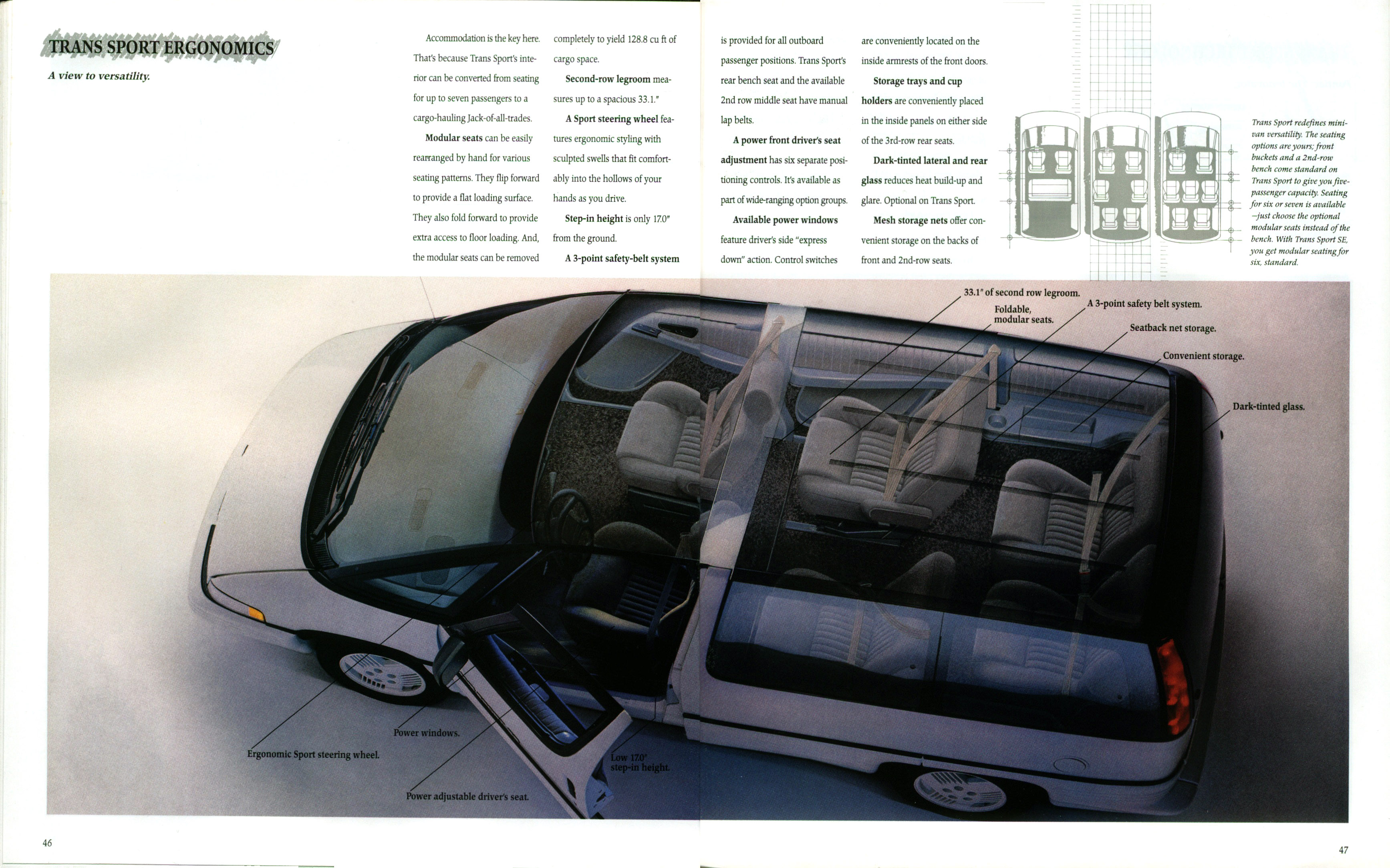 1990 Pontiac Full Line Prestige Brochure 46-47