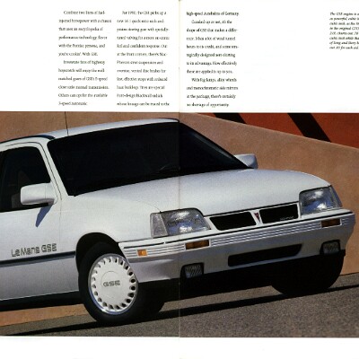 1990 Pontiac Full Line Prestige Brochure 52-53