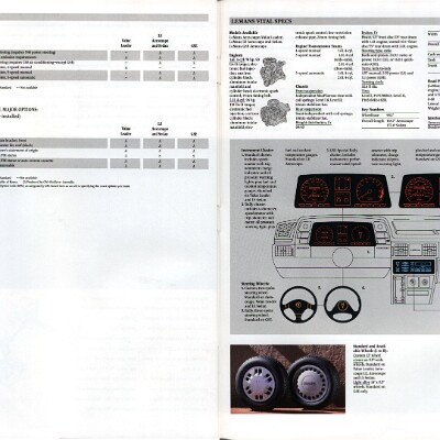1990 Pontiac Full Line Prestige Brochure 60-61