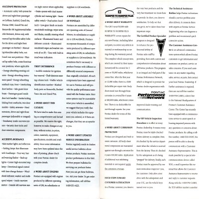 1990 Pontiac Full Line Prestige Brochure 80-81