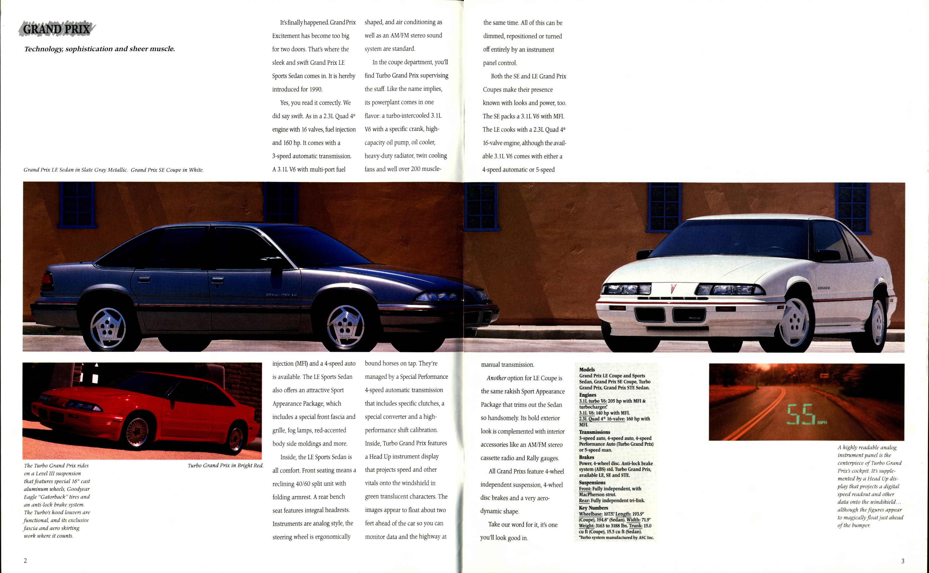 1990 Pontiac Full Line Brochure 02-03