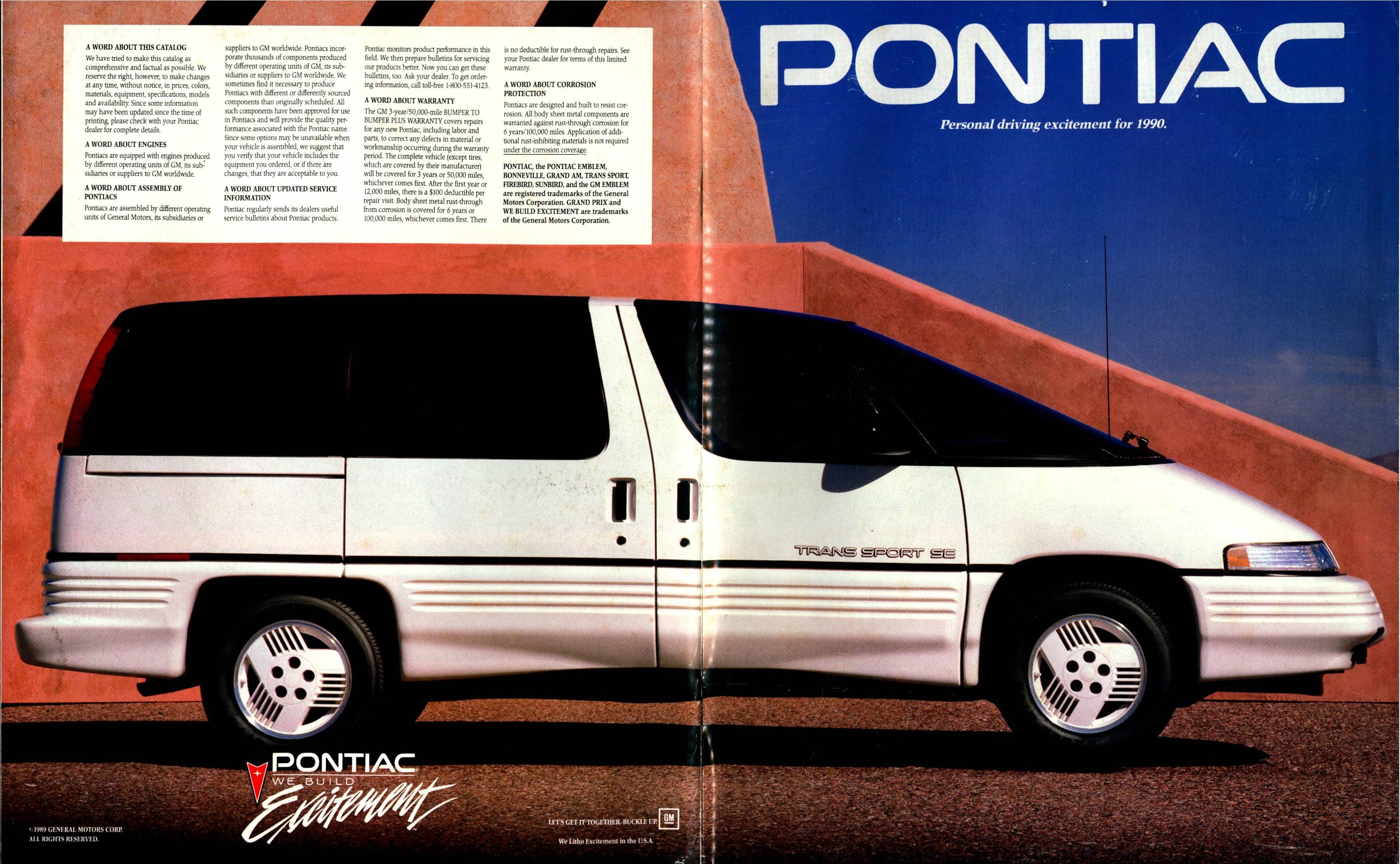 1990 Pontiac Full Line Brochure 12-01