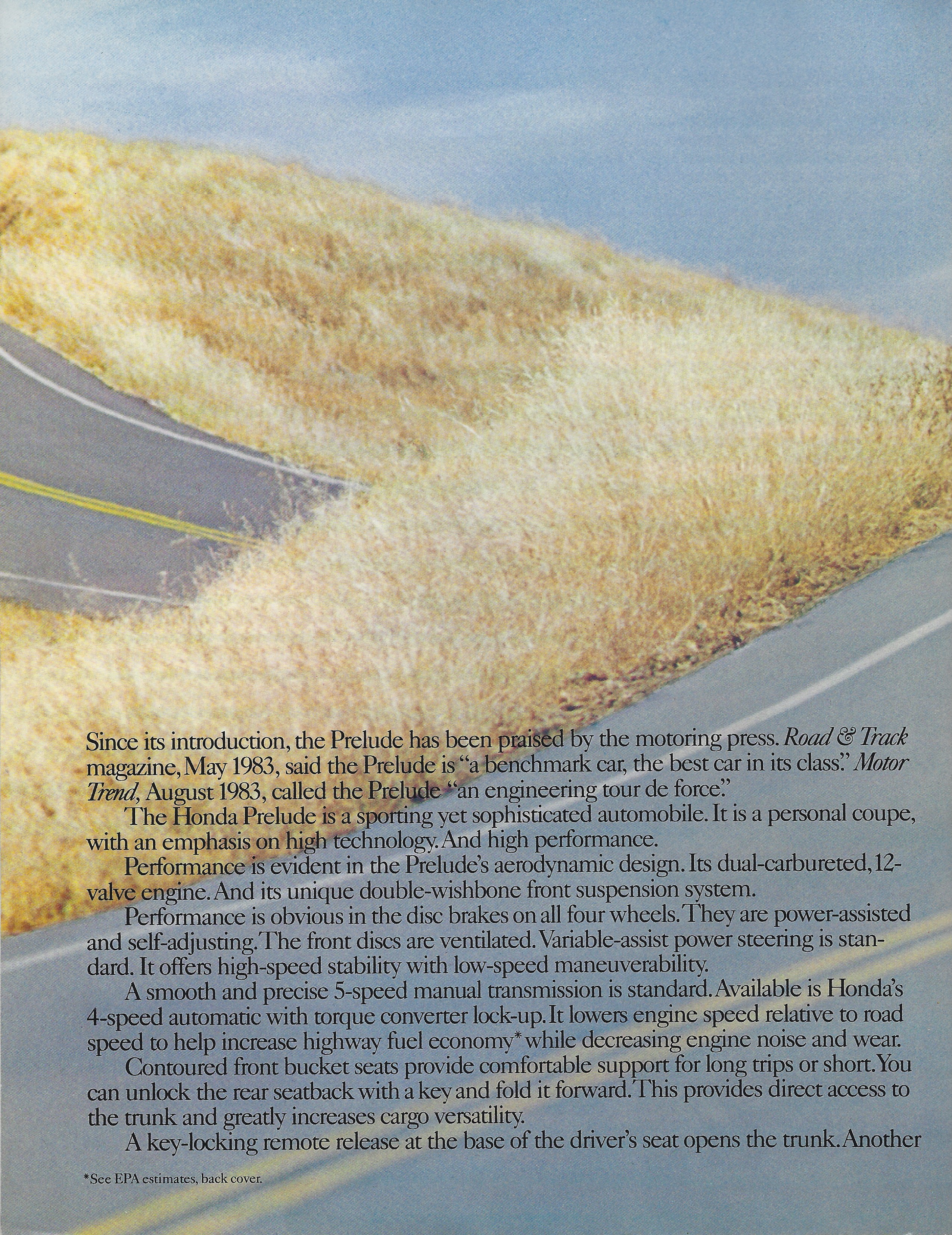 1984 Honda Prelude Brochure 6