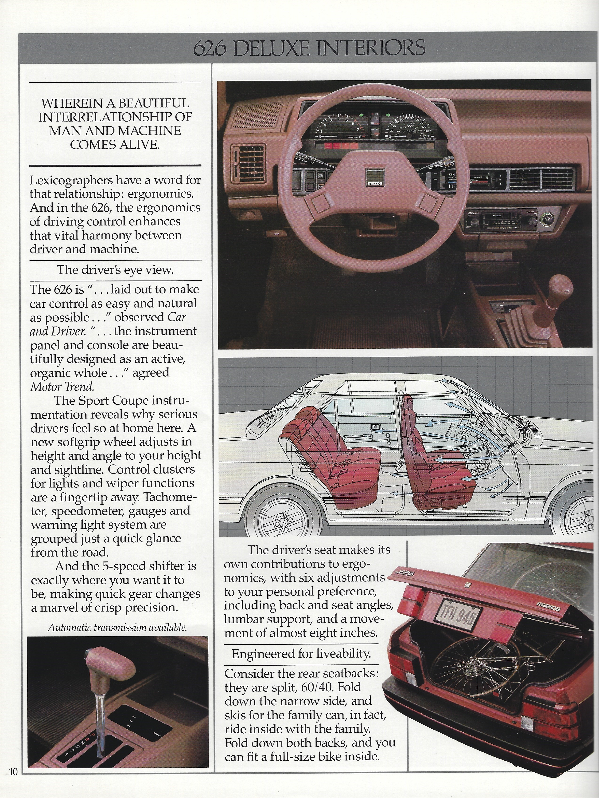 1985 Mazda 626 Brochure 10