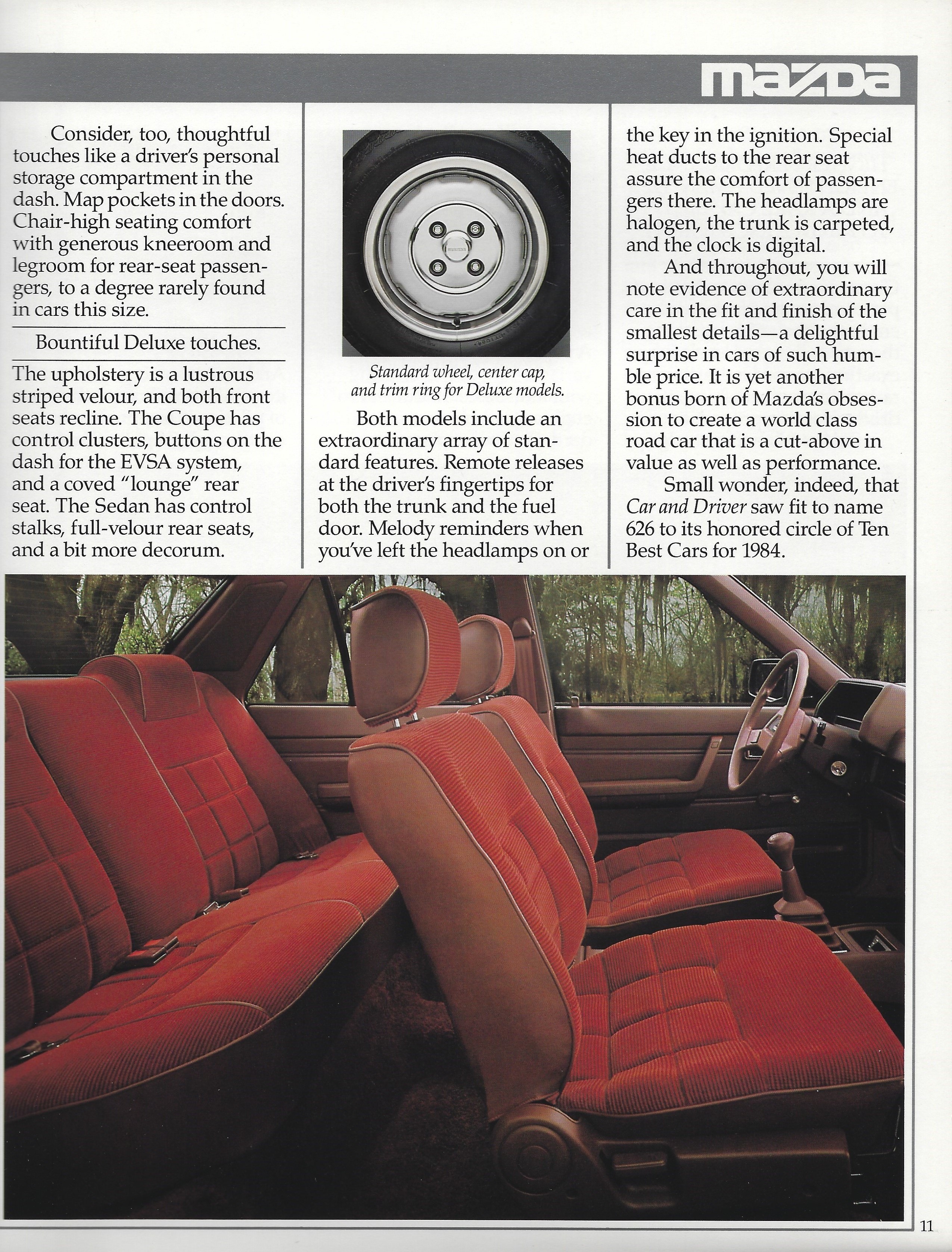 1985 Mazda 626 Brochure 11
