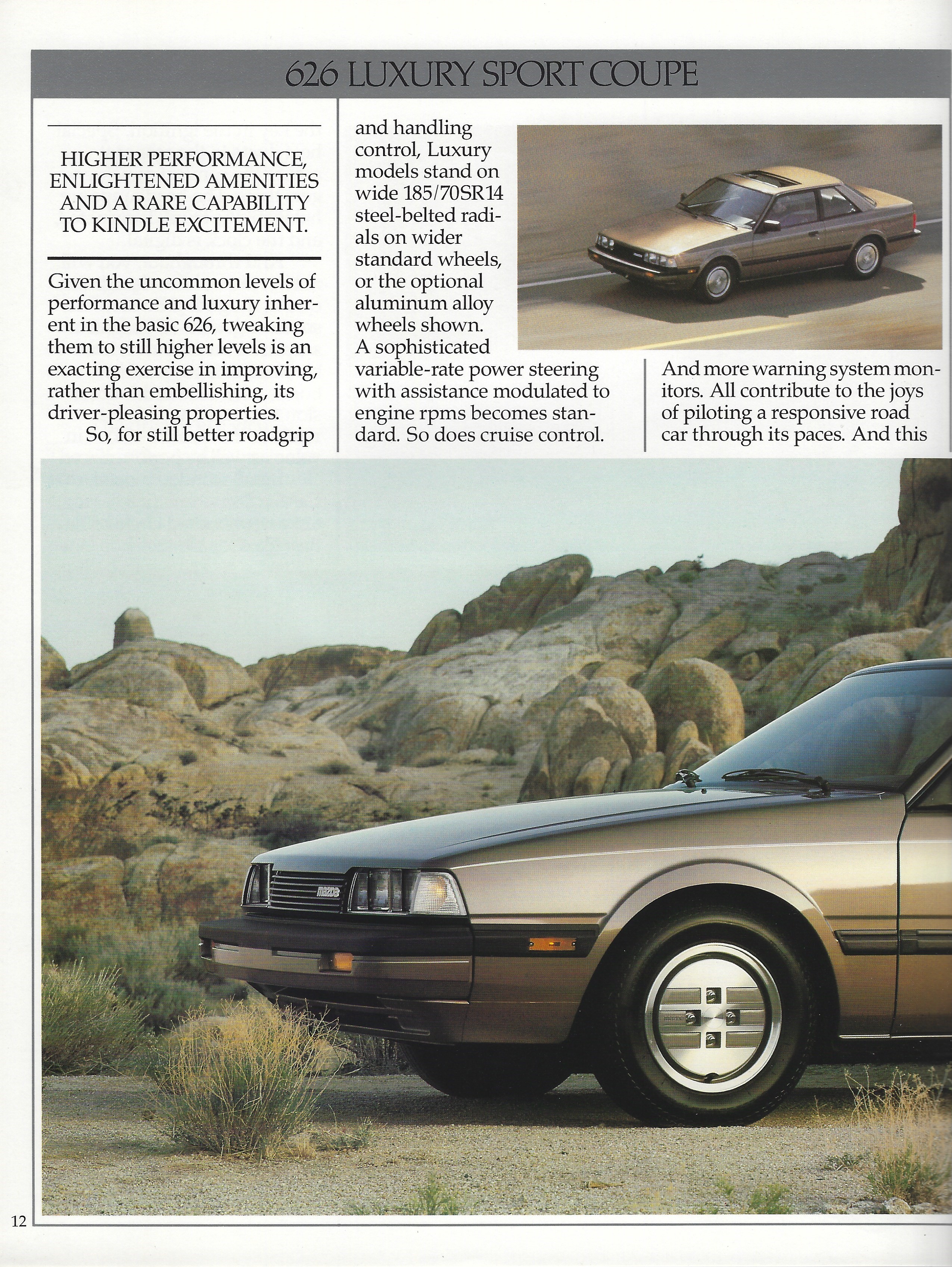 1985 Mazda 626 Brochure 12