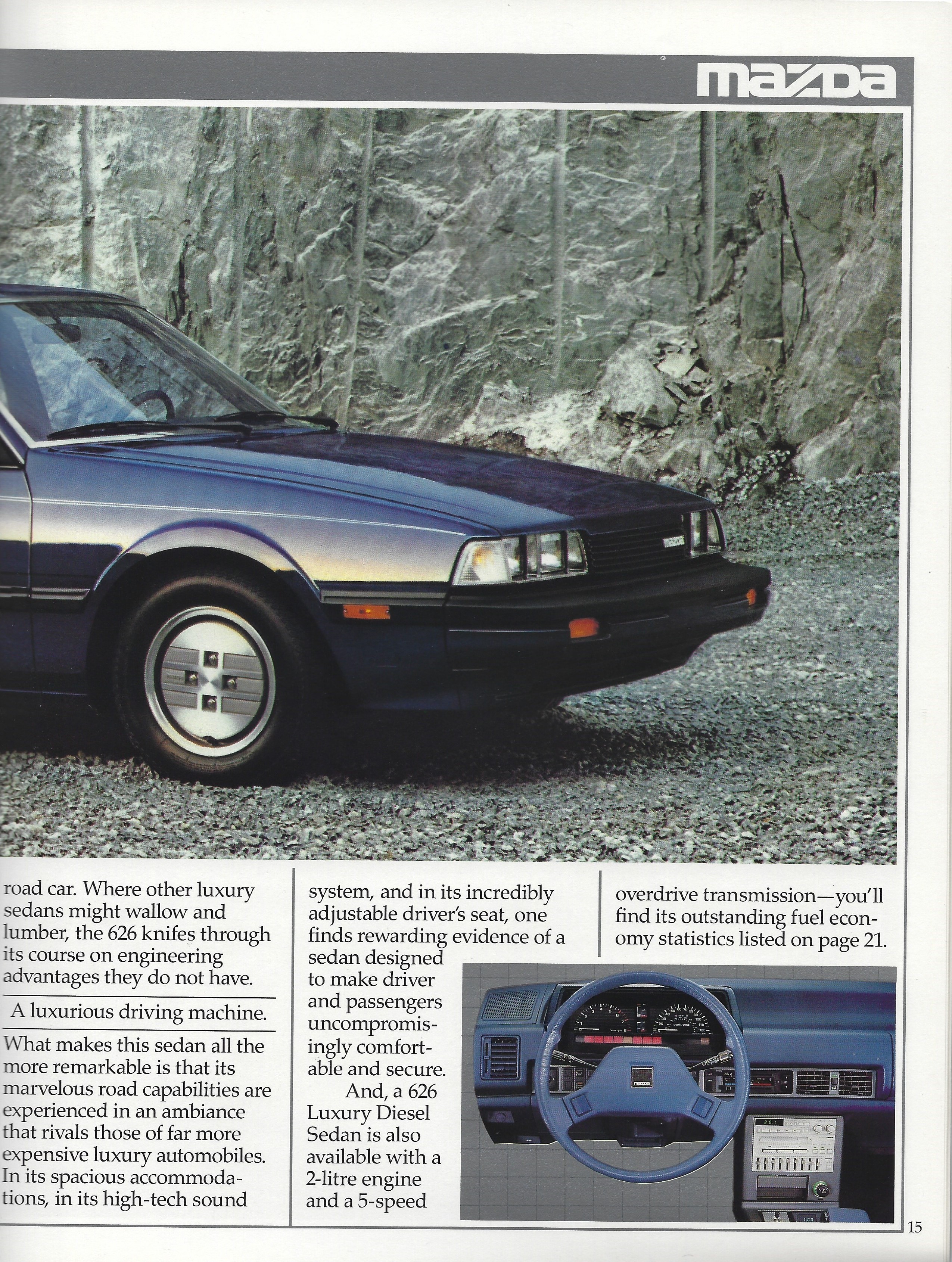 1985 Mazda 626 Brochure 15