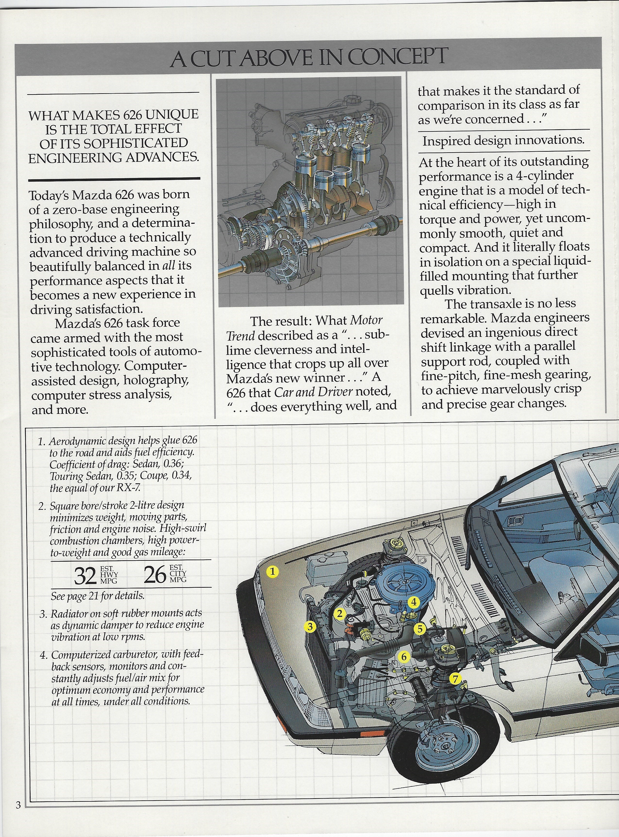 1985 Mazda 626 Brochure 3
