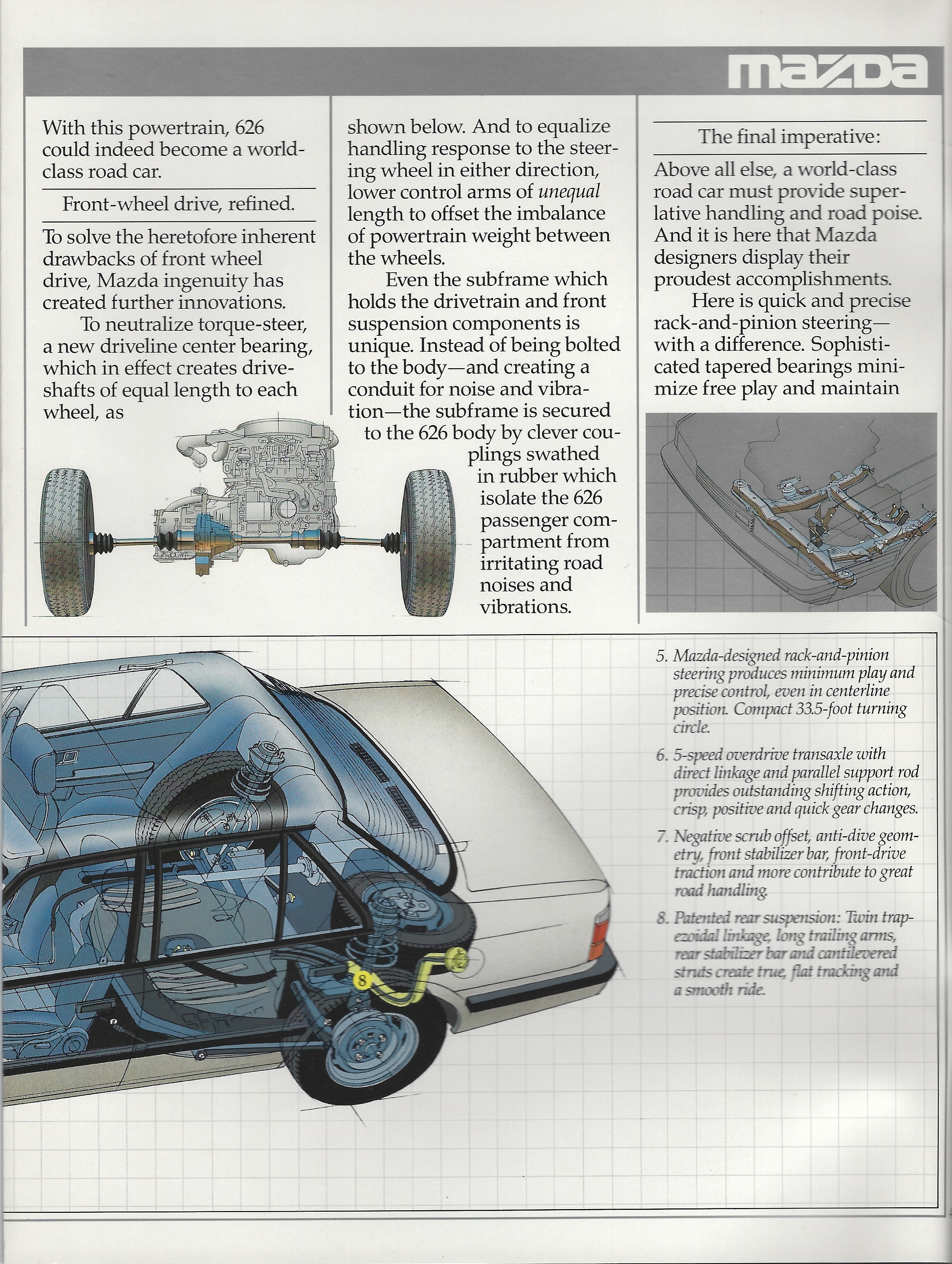 1985 Mazda 626 Brochure 4