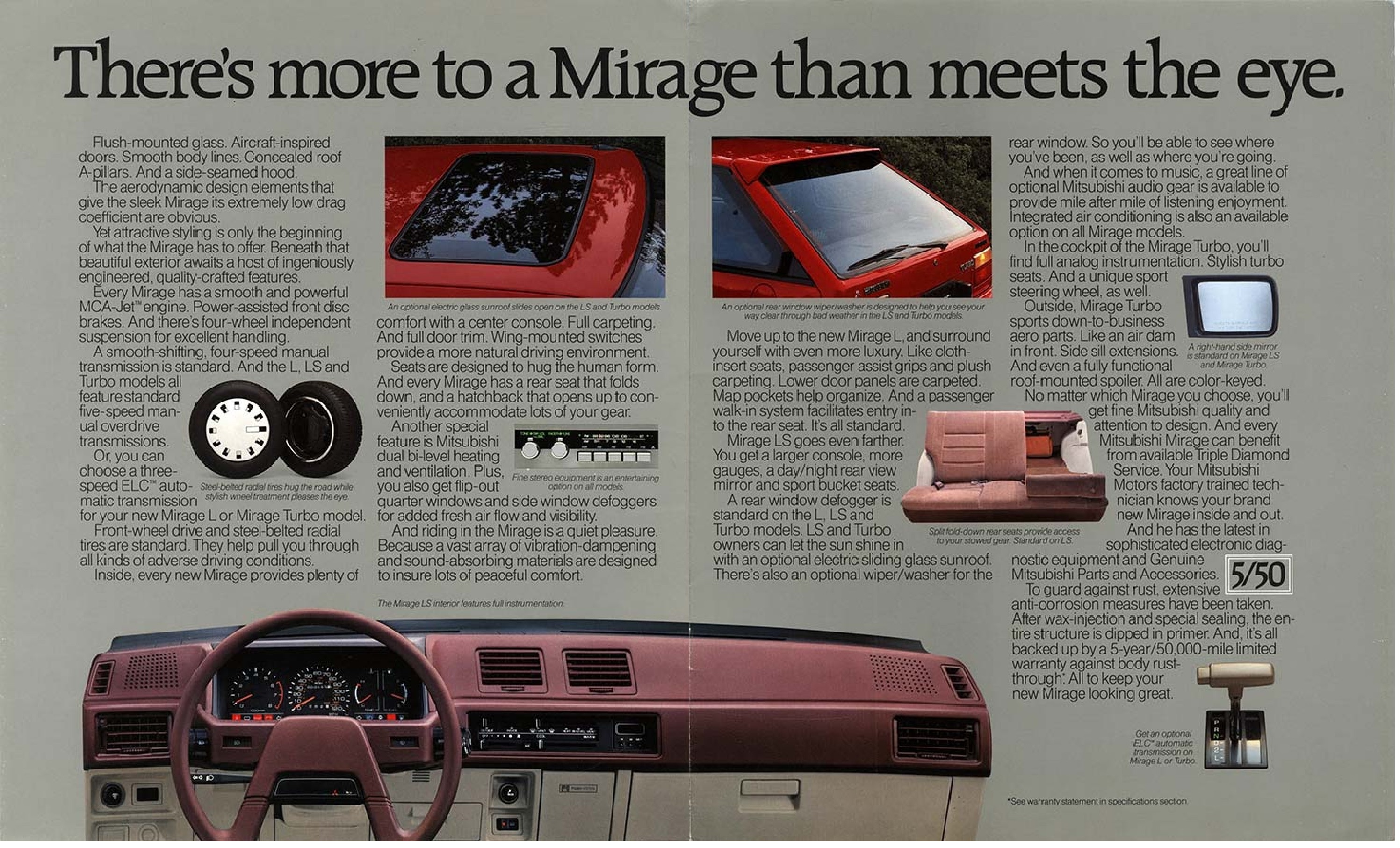 1985 Mitsubbishi Mirage 12-13
