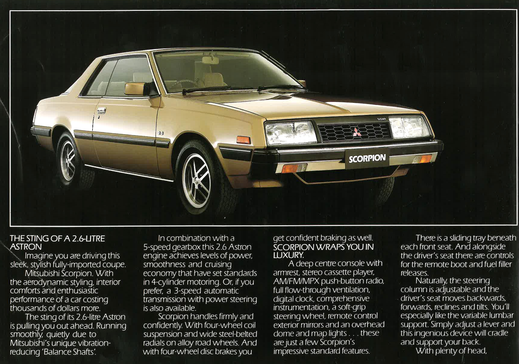 1984 Mitsubishi Scorpion 4pg - Australia page_02