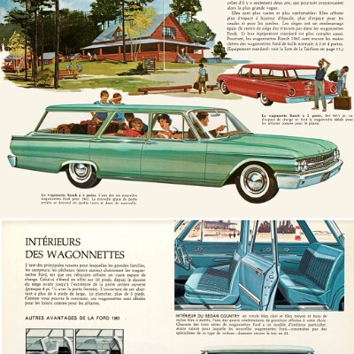 1961 Ford Brochure (Cdn-Fr) 14-15