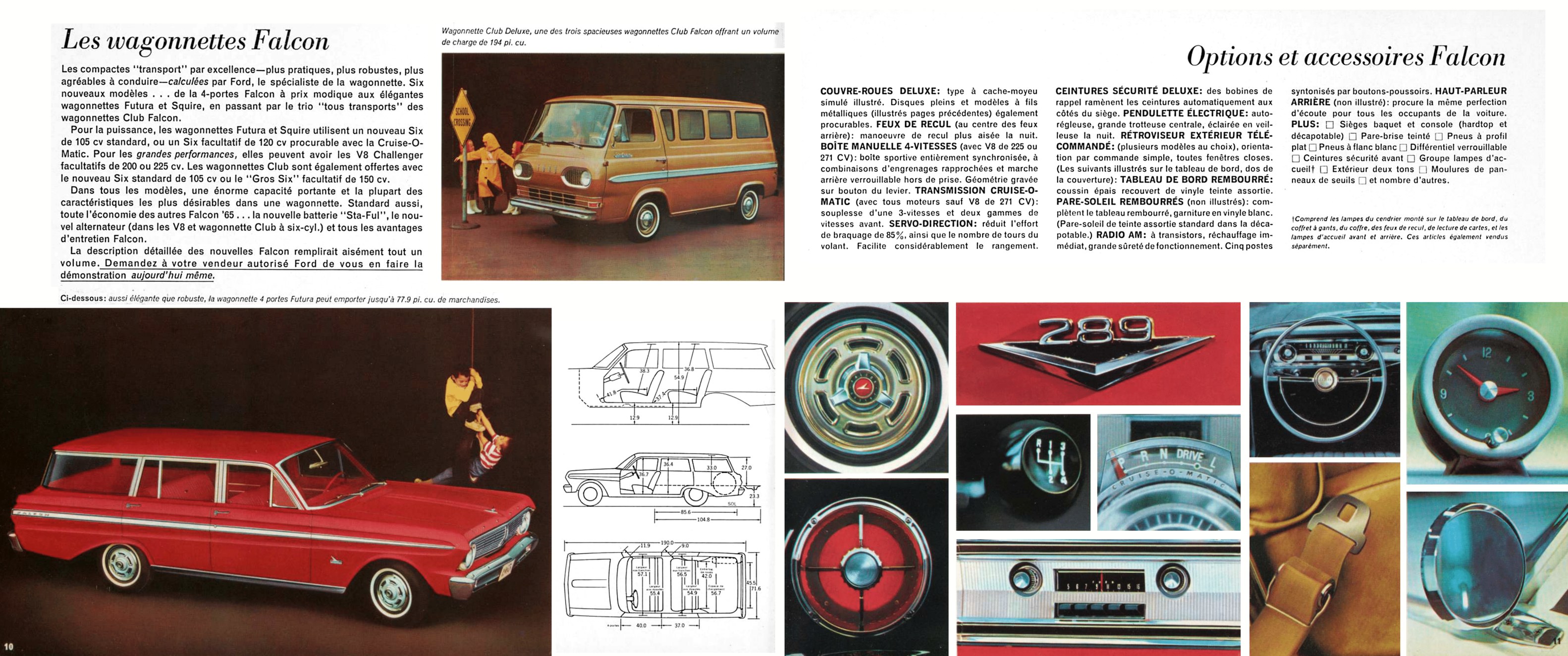 1965 Ford Falcon Brochure (Cdn-Fr) 10-11