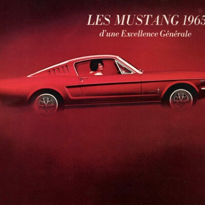1965 Ford Mustang Brochure - Canada French