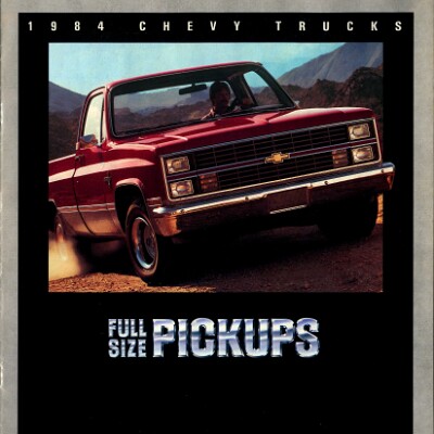 1984 Chevrolet Full Size Pickups Brochure - Canada