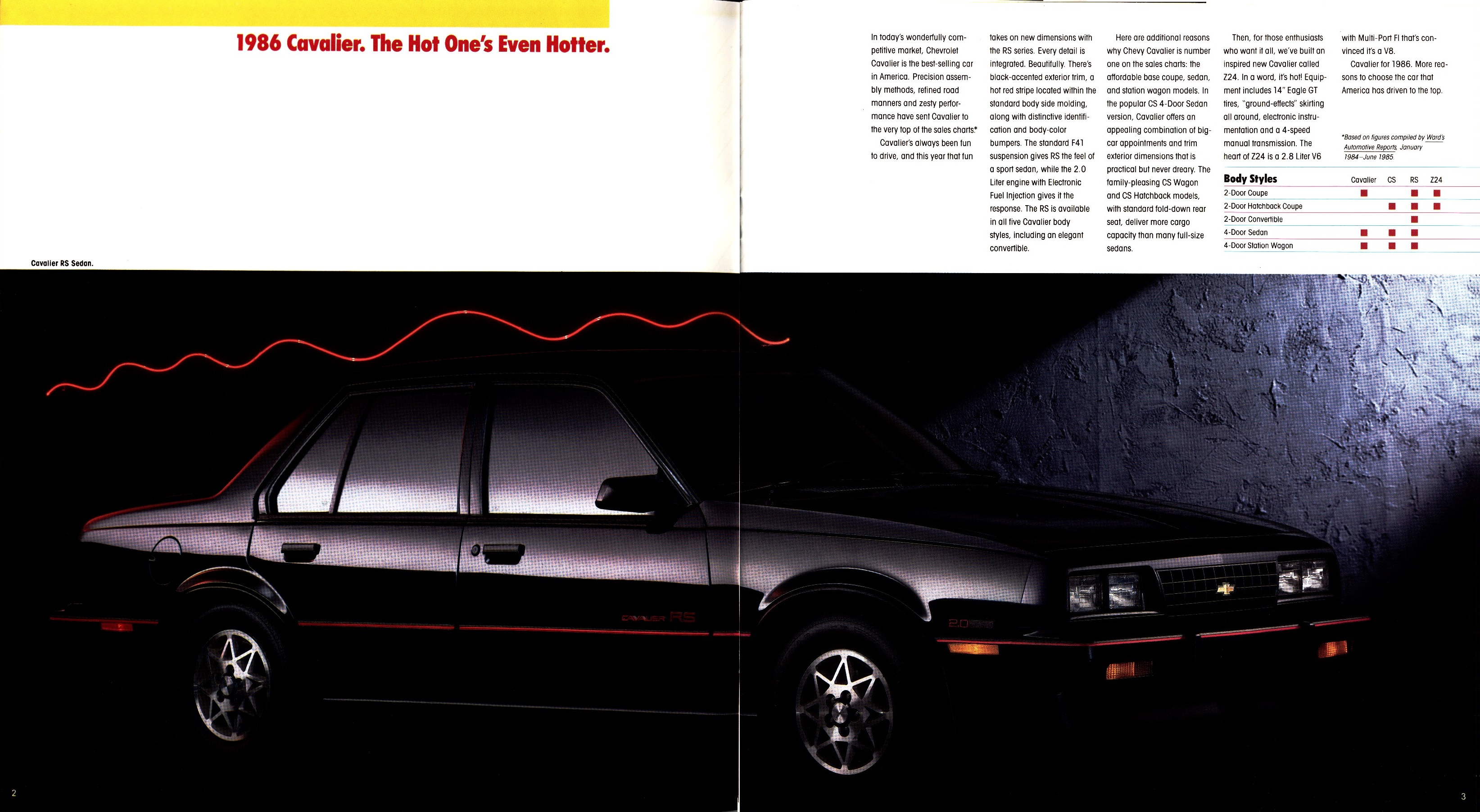 1986 Chevrolet Cavalier Brochure 02-03