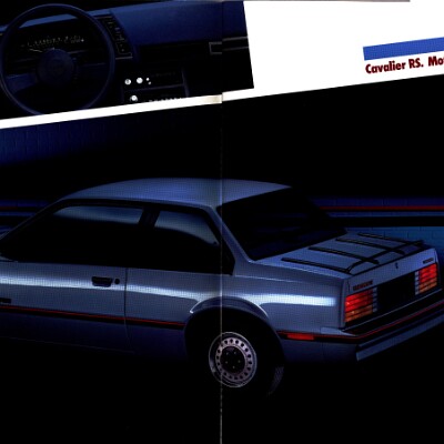1986 Chevrolet Cavalier Brochure 06-07