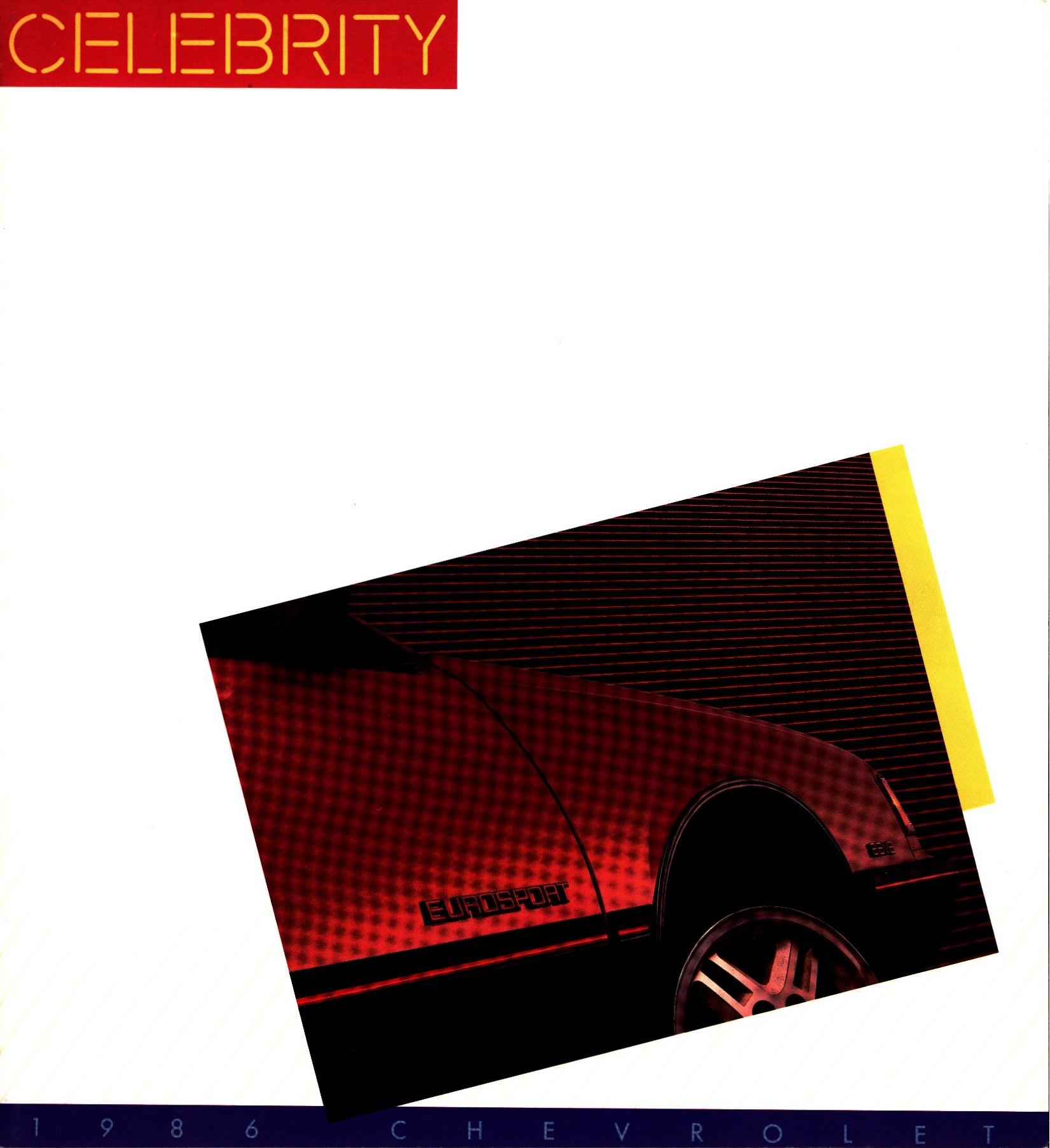 1986 Chevrolet Celebrity Brochure 01