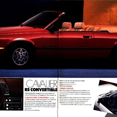 1987 Chevrolet Cavalier Brochure 10-11