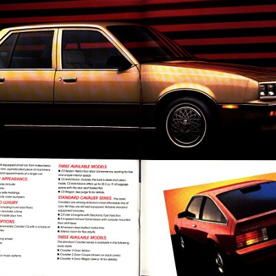 1987 Chevrolet Cavalier Brochure 14-15