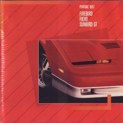 1987 Pontiac Performance Cars Brochure - Canada