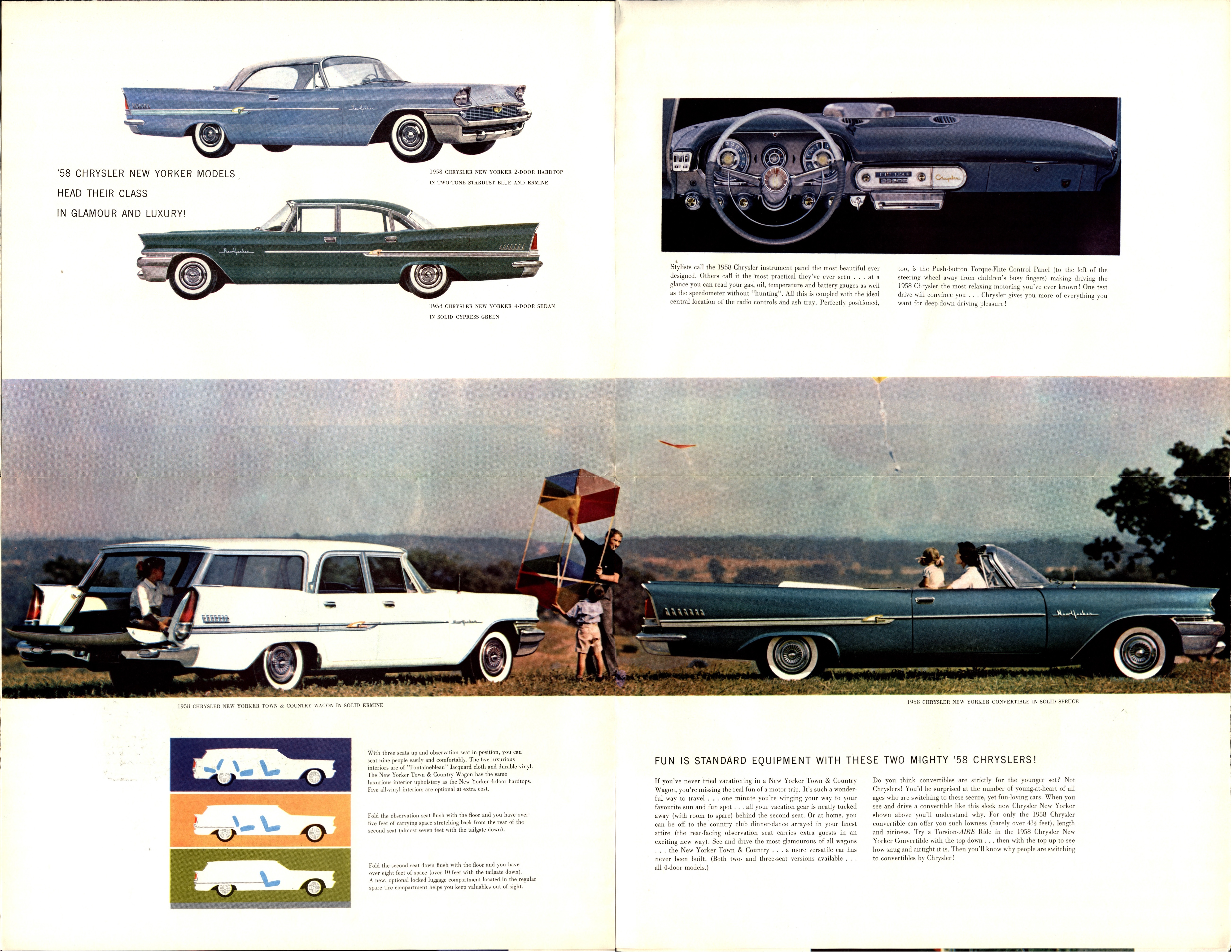1958 Chrysler Foldout Canada 04-05-06-07