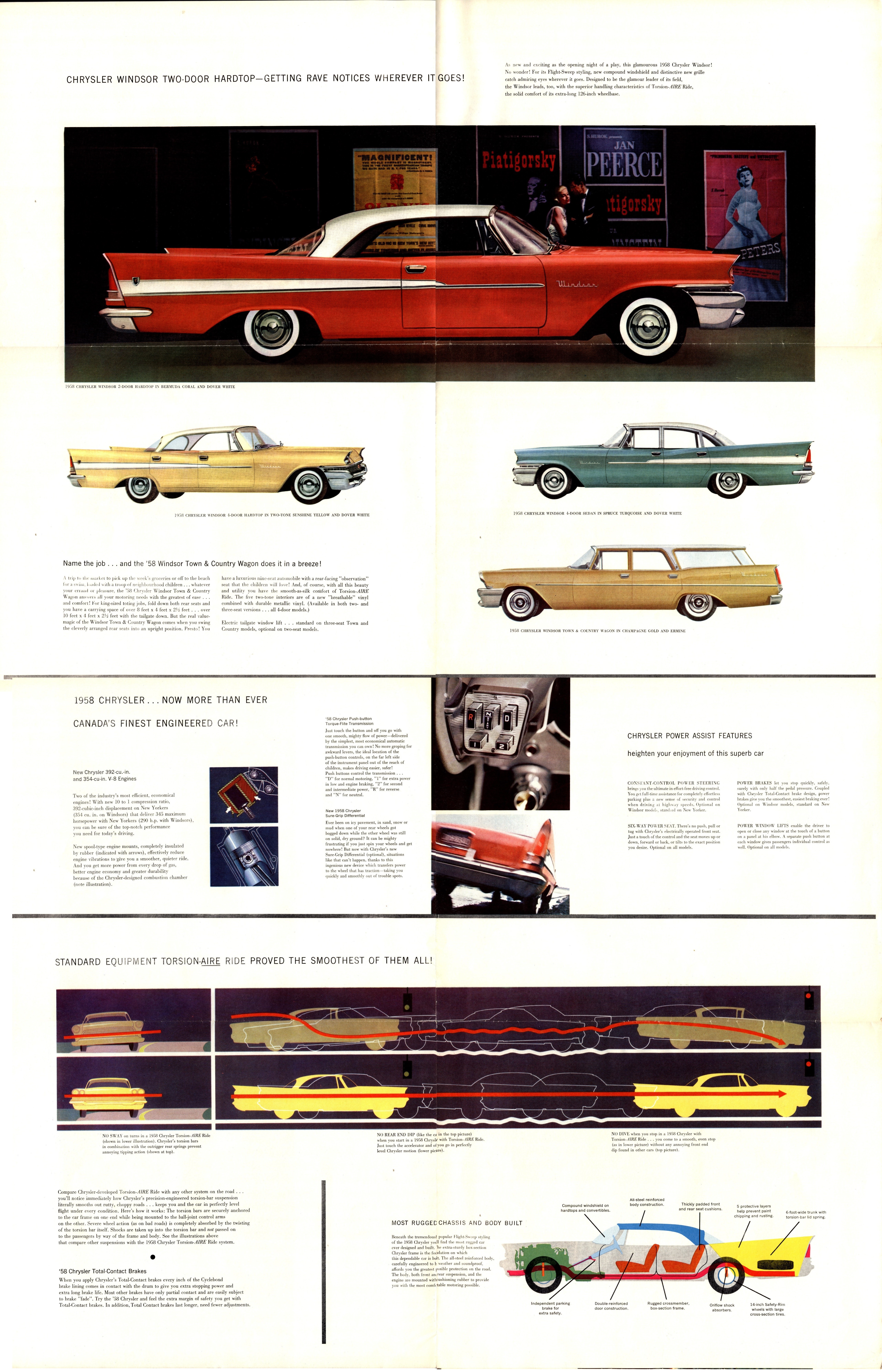 1958 Chrysler Foldout Canada 08-09-10-11-12-13-14-15
