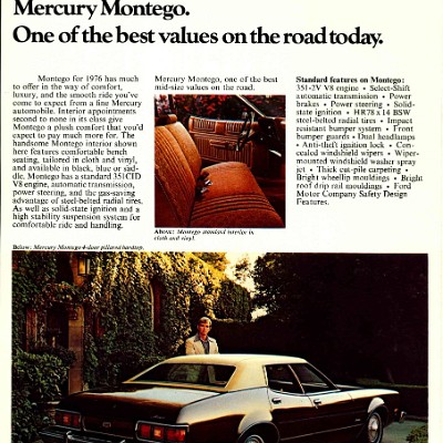 1976 Mercury Montego Foldout Canada 05