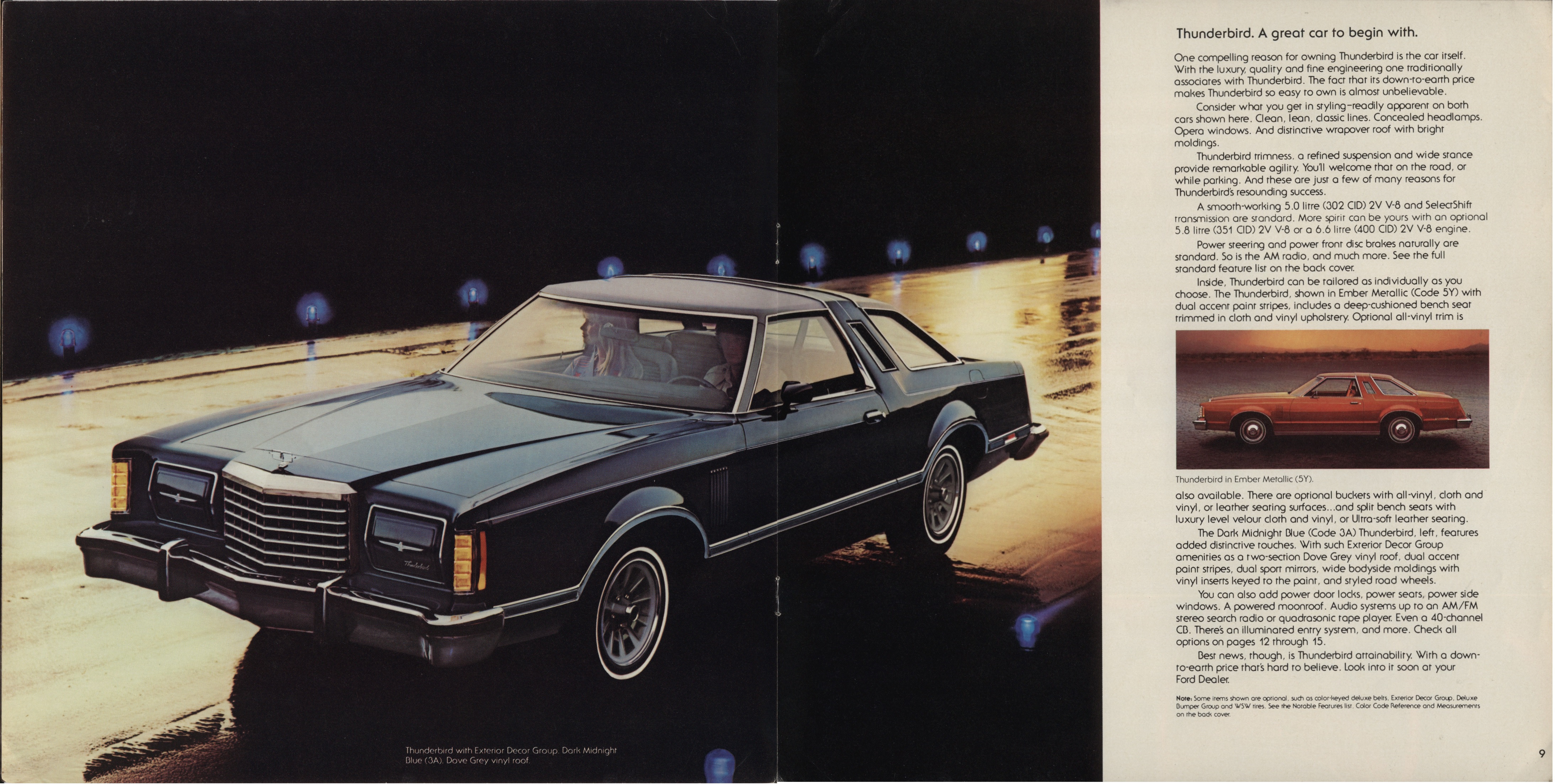 1978 Ford Thunderbird Brochure Canada 08-09