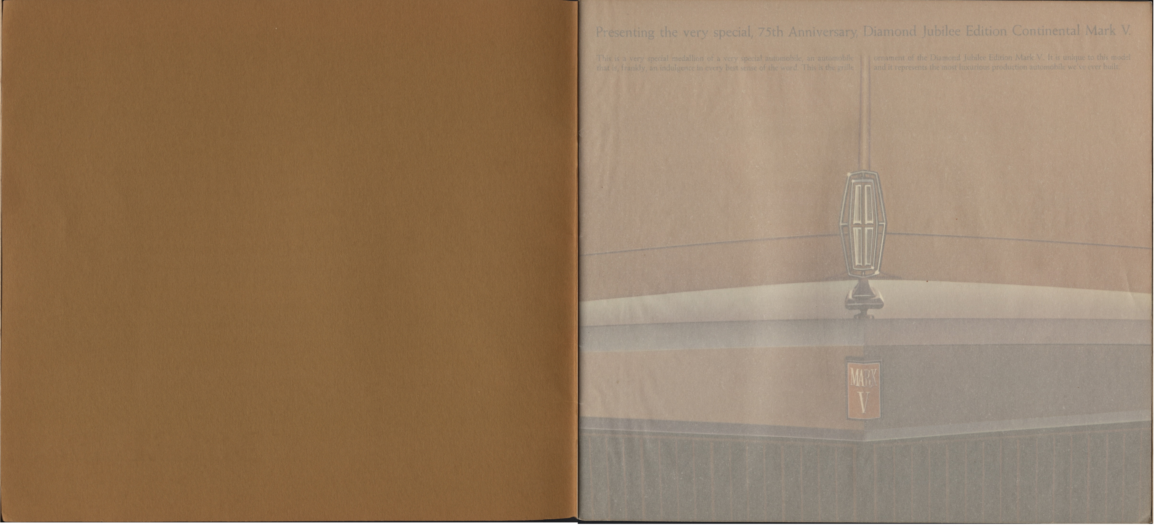 1978 Lincoln Continental Mark V Brochure 00a-01a