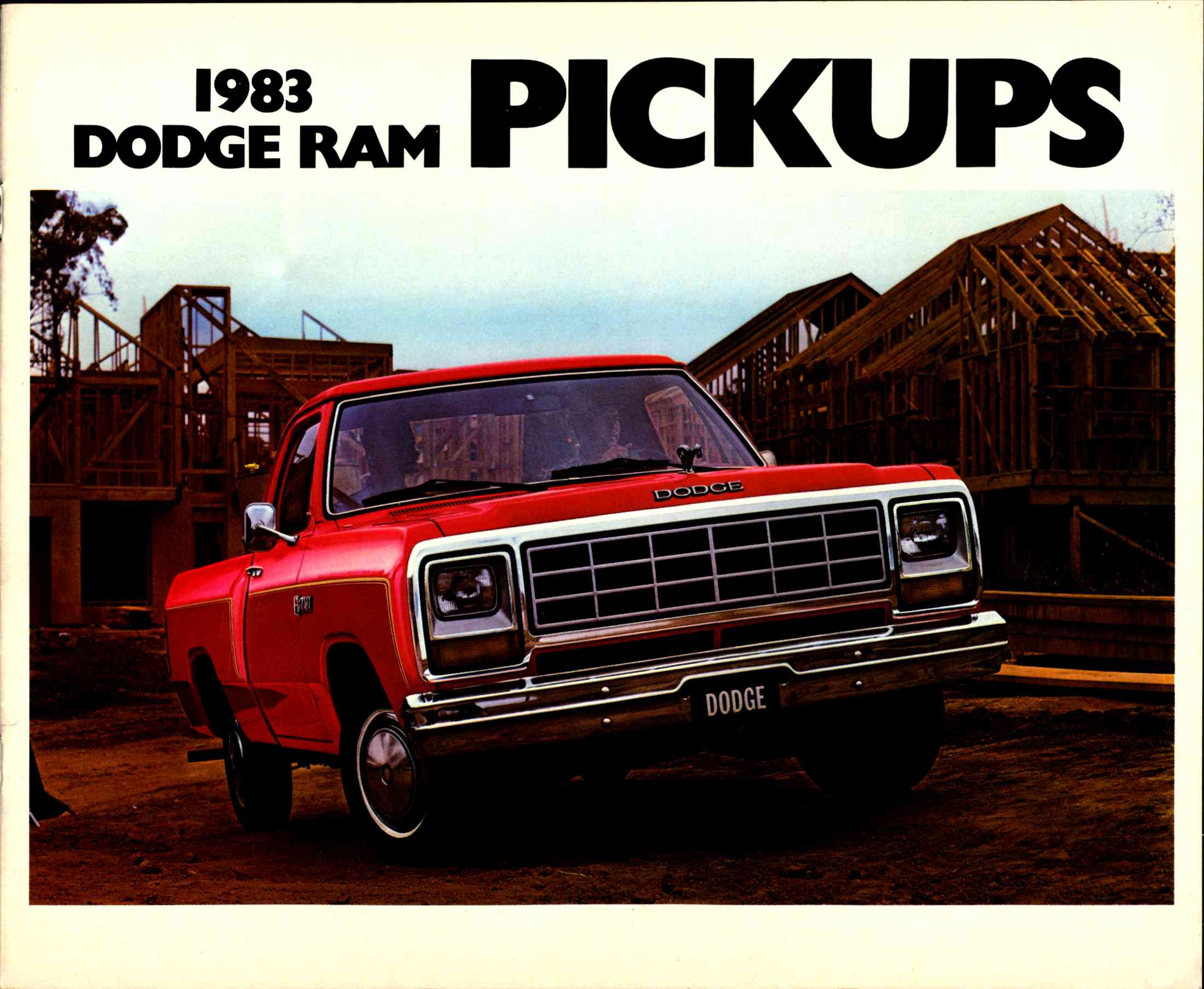 1983 Dodge Ram Pickups Brochure Canada 01