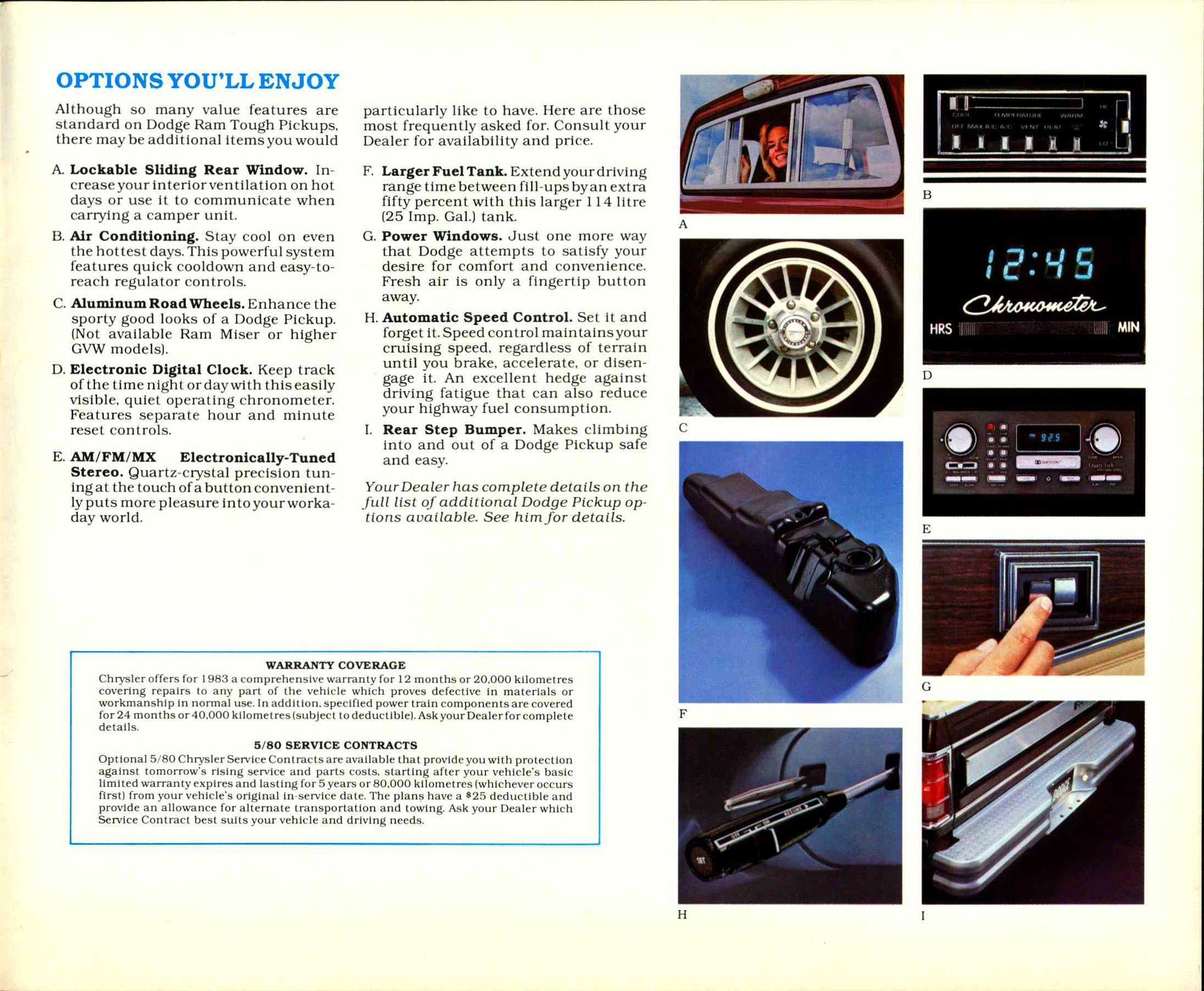 1983 Dodge Ram Pickups Brochure Canada 11