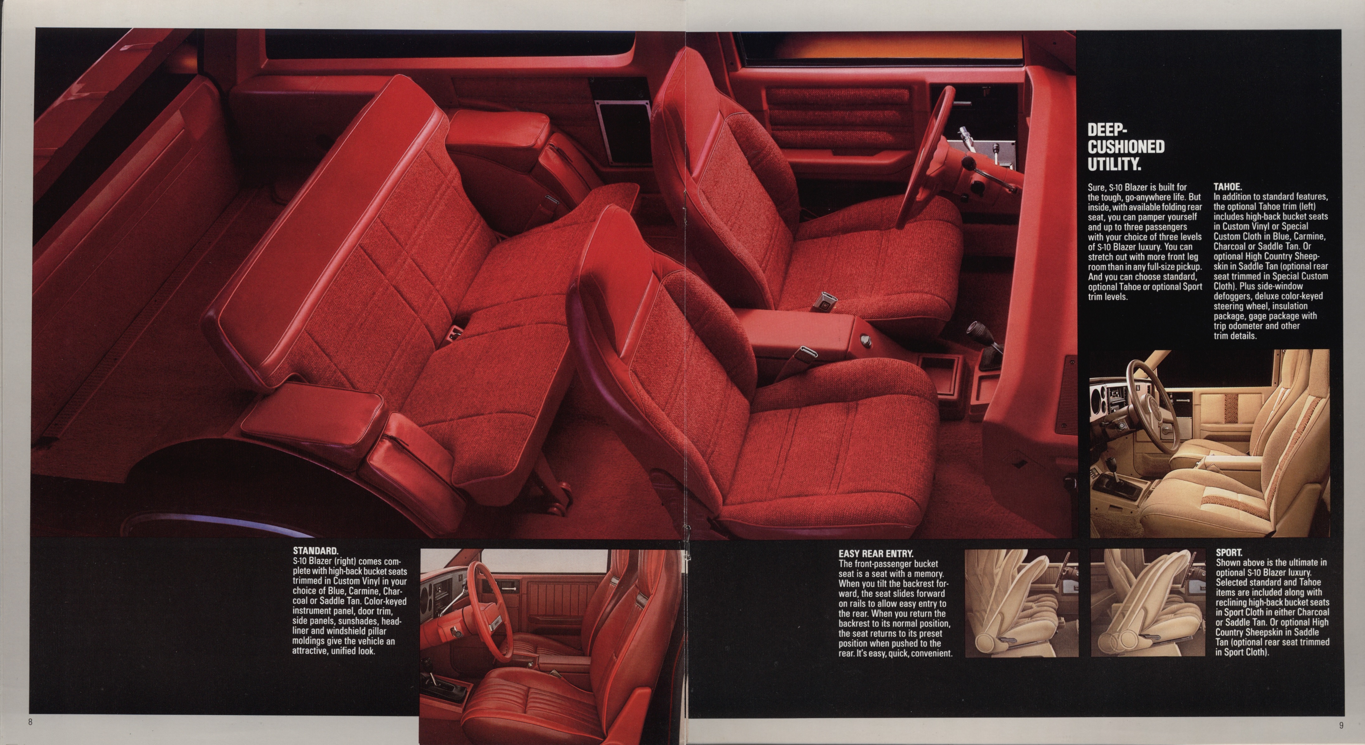 1984 Chevrolet S-10 Blazer Brochure 08-09