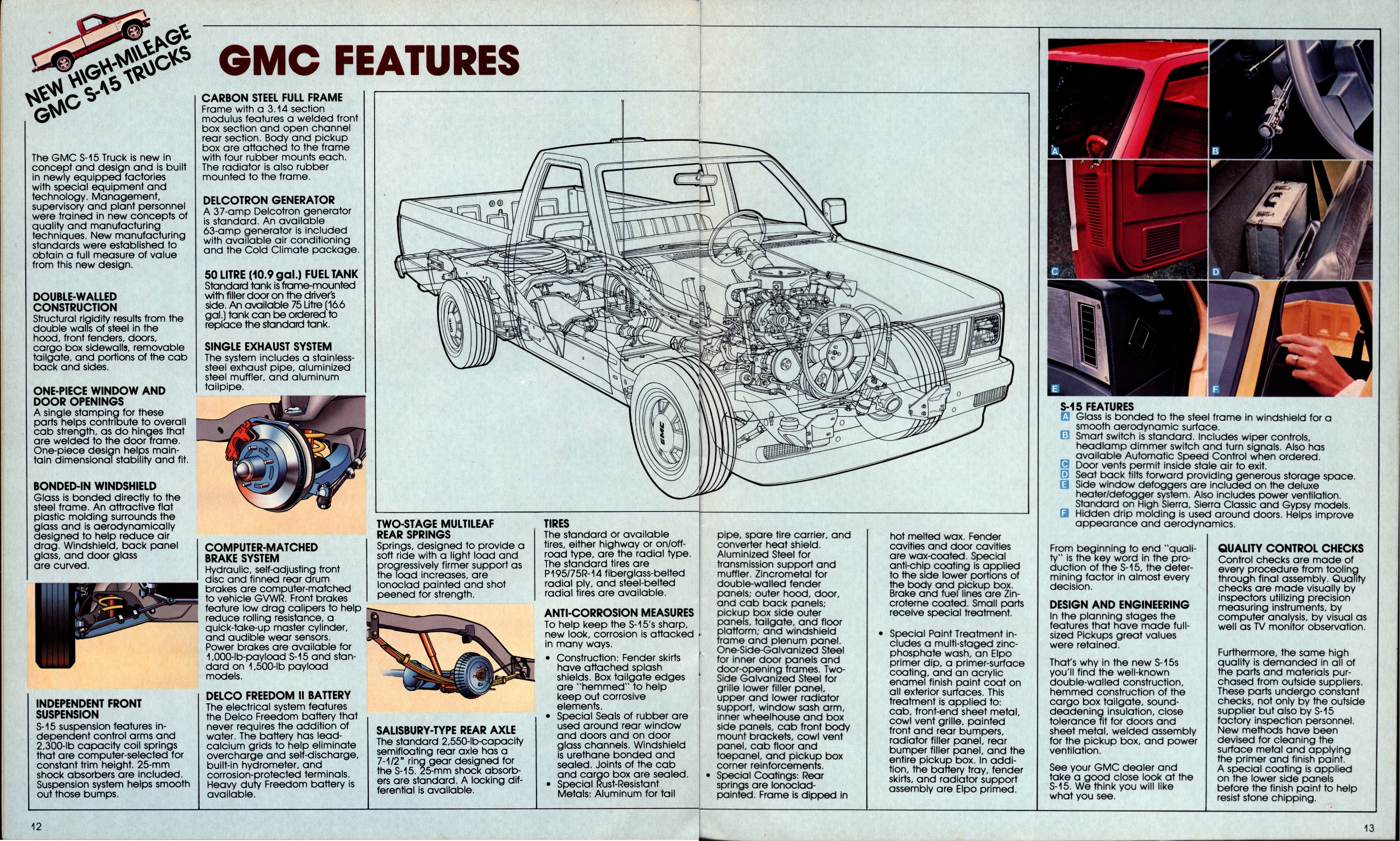 1982 GMC S-15 Brochure Canada 12-13