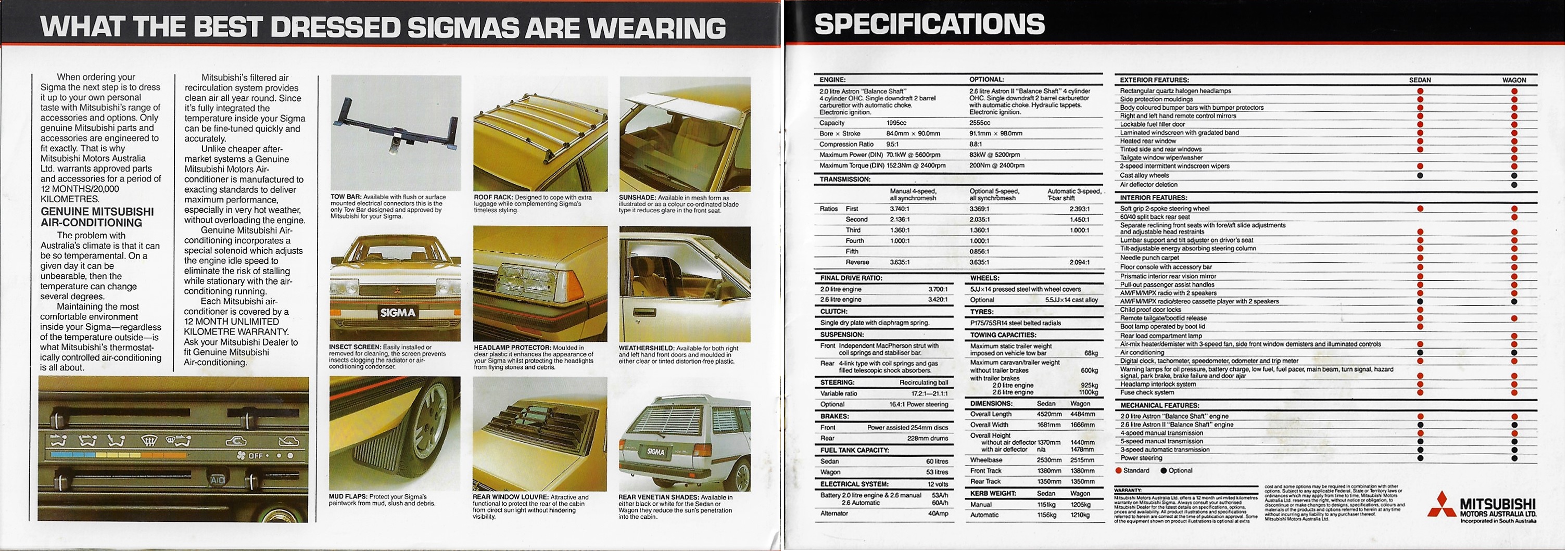 1986 Mitsubishi Sigma Brochure Australia 06-07