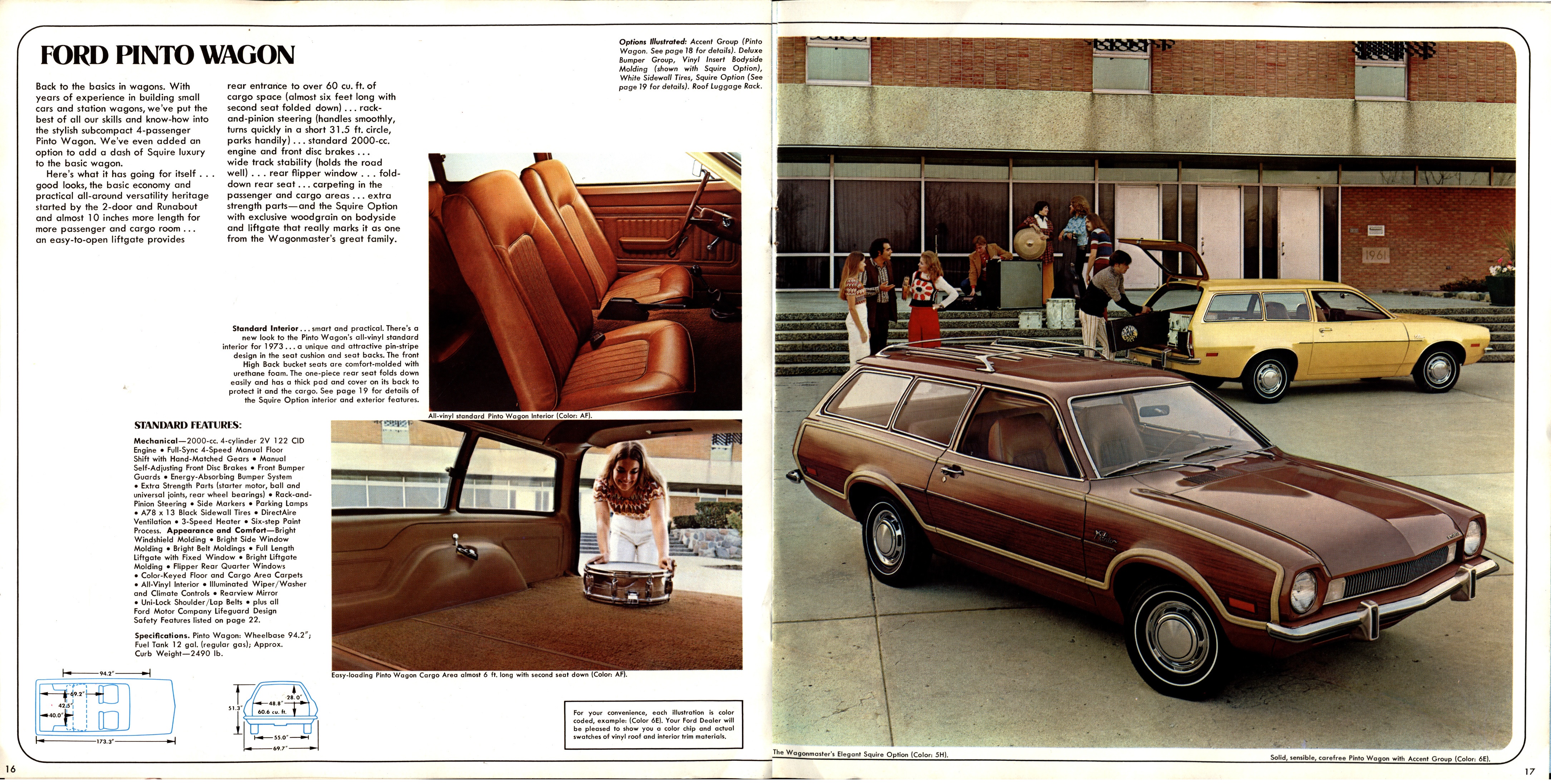 1973 Ford Wagons Brochure 16-17