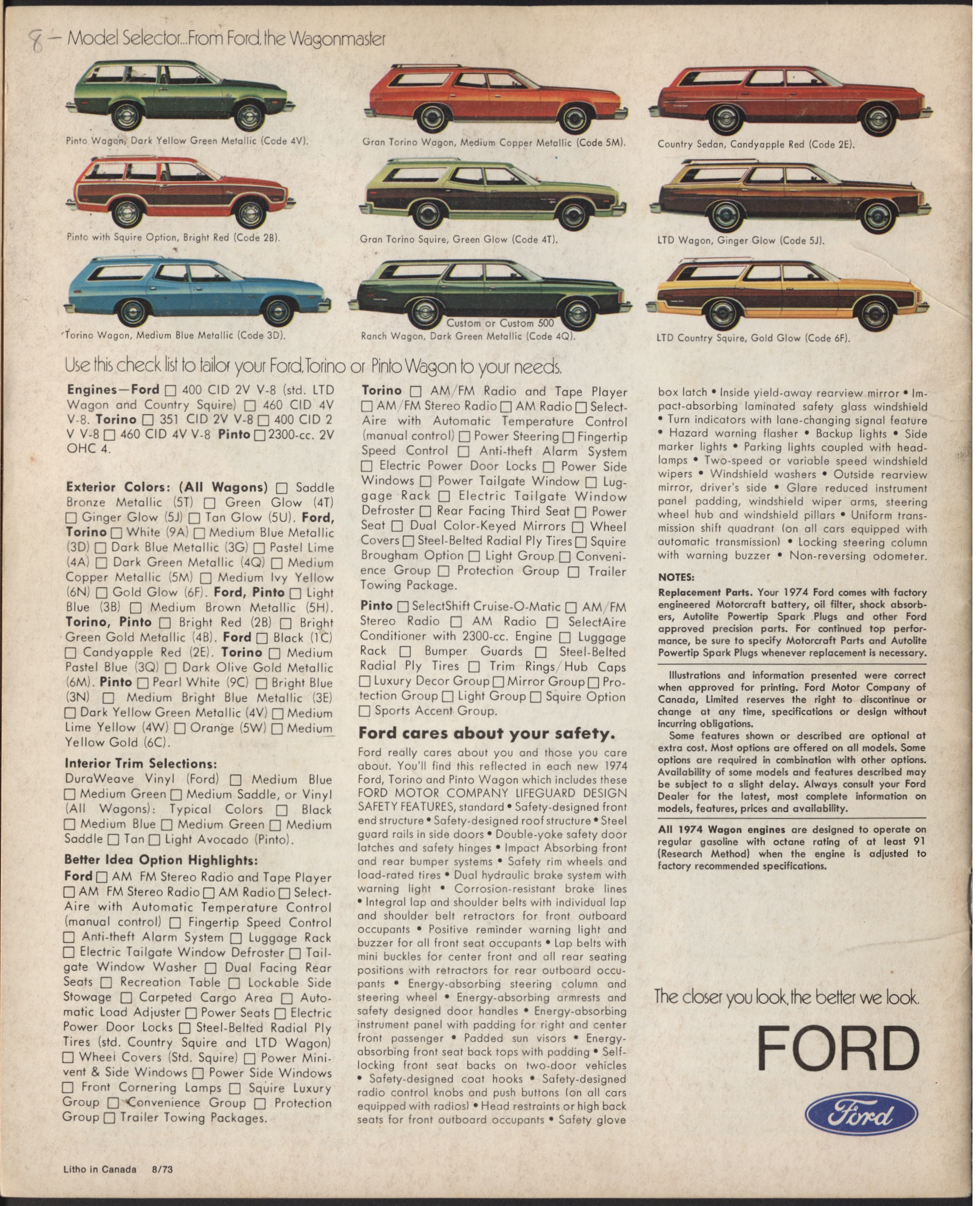 1974 Ford Wagons Brochure (Cdn) 24